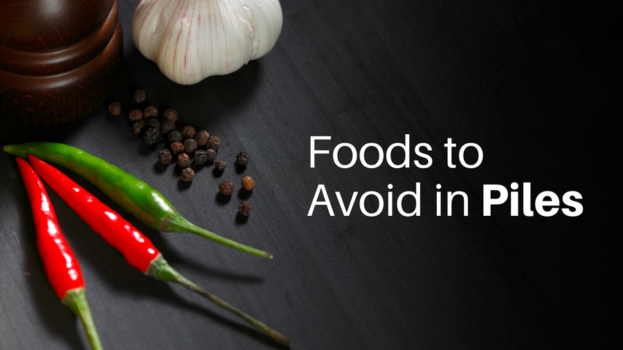 food to avoid in piles