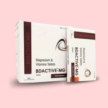 BD Active®- MG | Magnesium & Vitamins Tablets | For Bone & Muscle Health