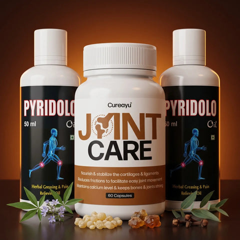 Cureayu Complete Joint Care Pack | Supports Joint Comfort, Flexibility & Mobility