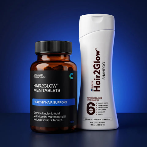 Hair2Glow Hair Care Combo For Men | For Healthy Scalp and Hair