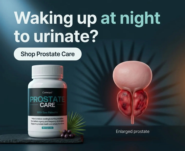 Waking up at night to urinate? Shop Prostate Care