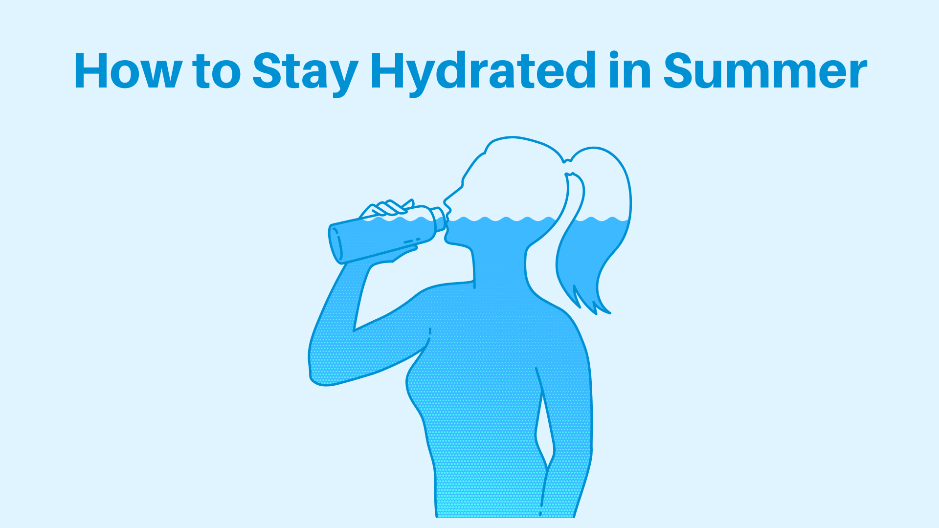 how to stay hydrated in summer