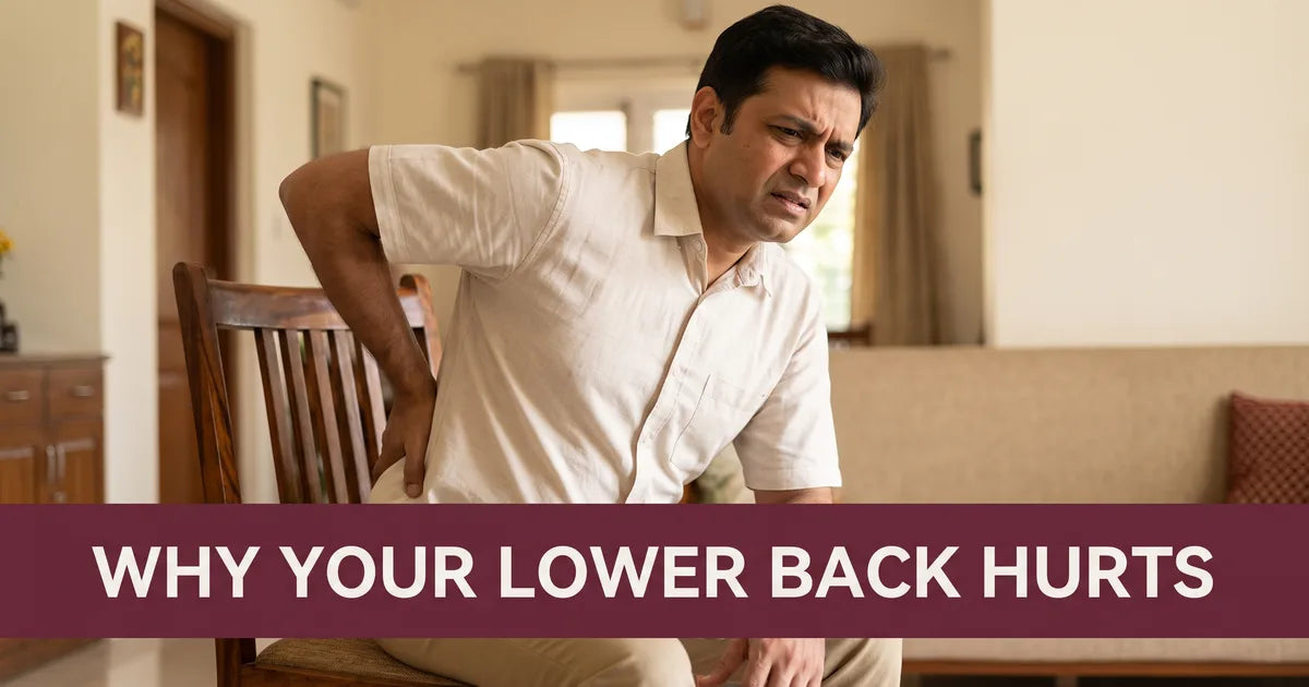 Lower Back Pain (Kamar Dard): Causes, Ayurvedic Relief & When to Worry