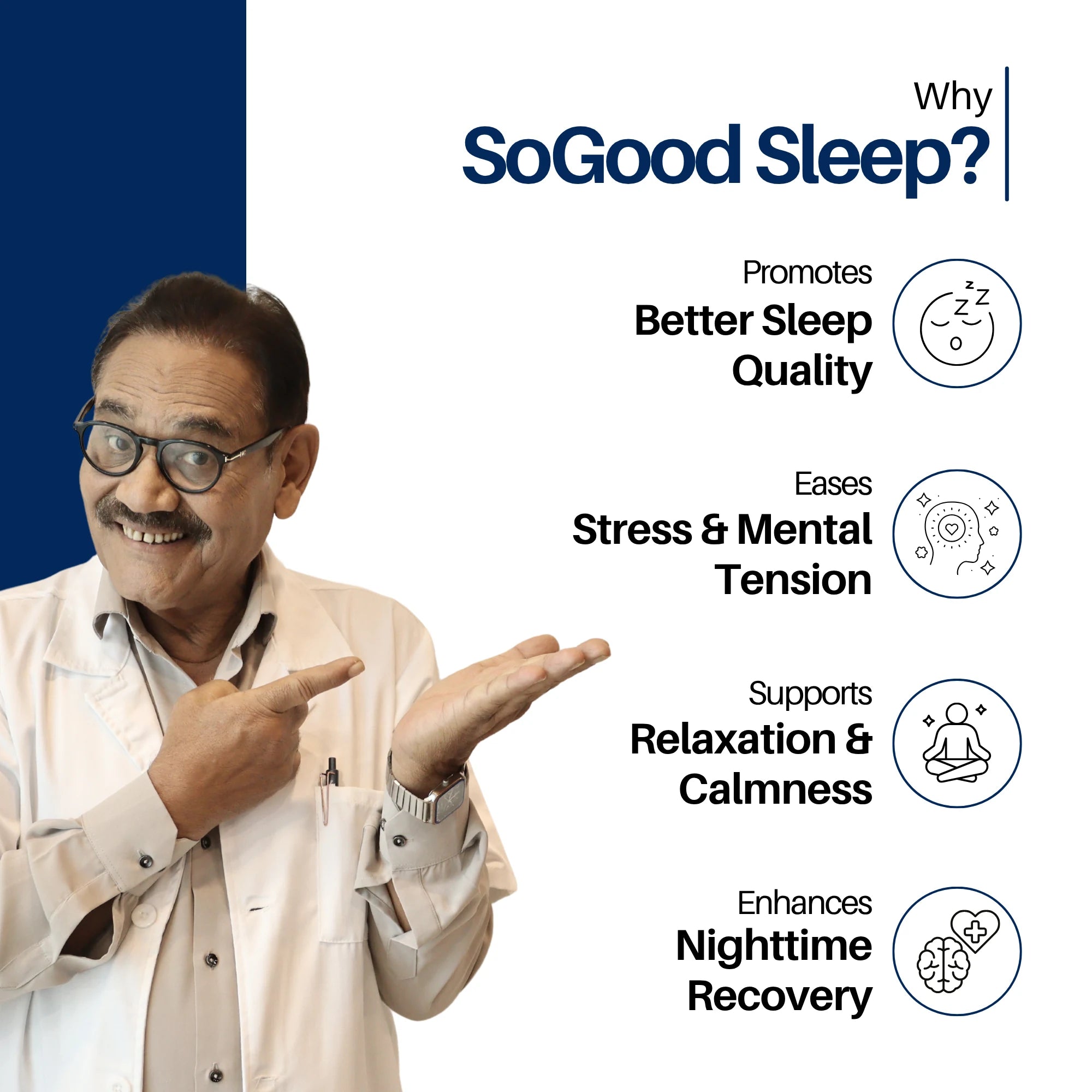 SoGood® Sleep Capsules | Ayurvedic Sleep Support | For Deep Rest & Calm Mind