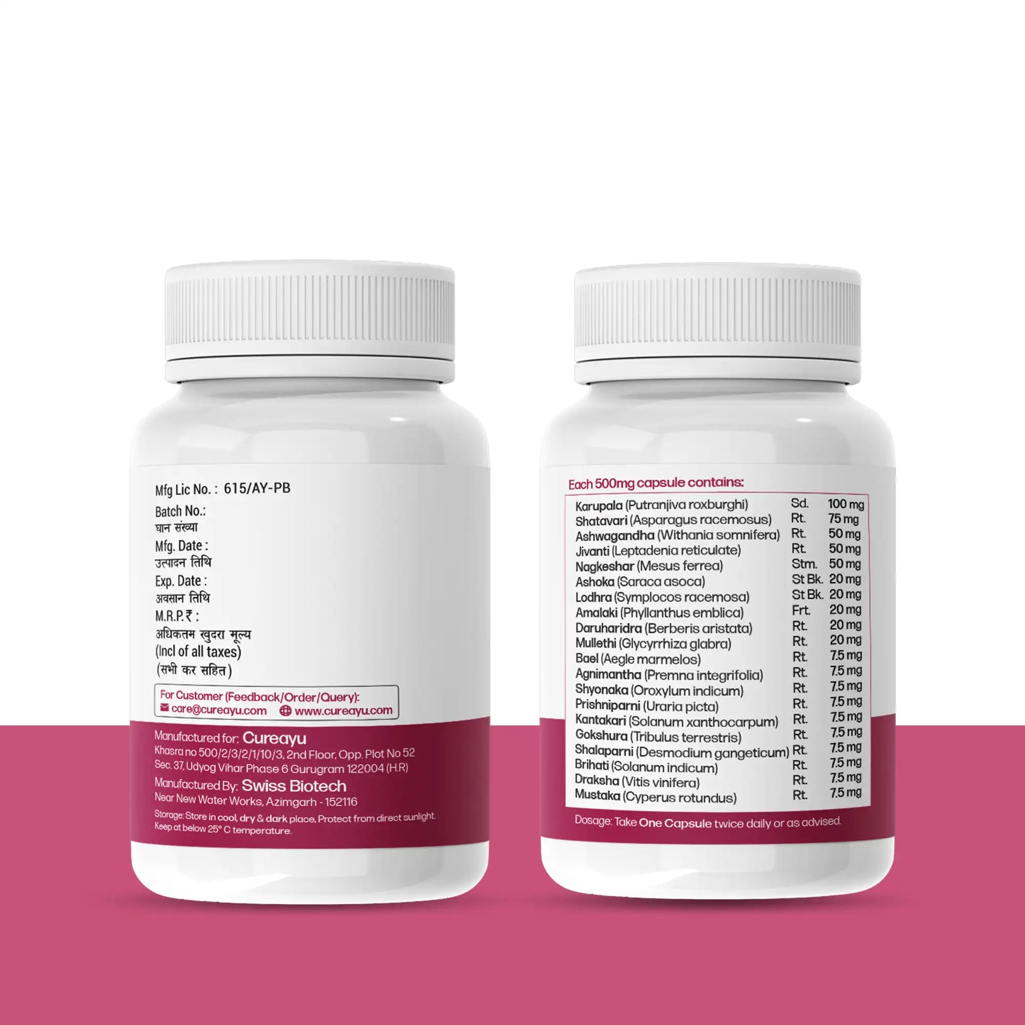 Cureayu Kulvardhak® for Women | Fertility Supplements to Support Hormonal Balance & Reproductive Health