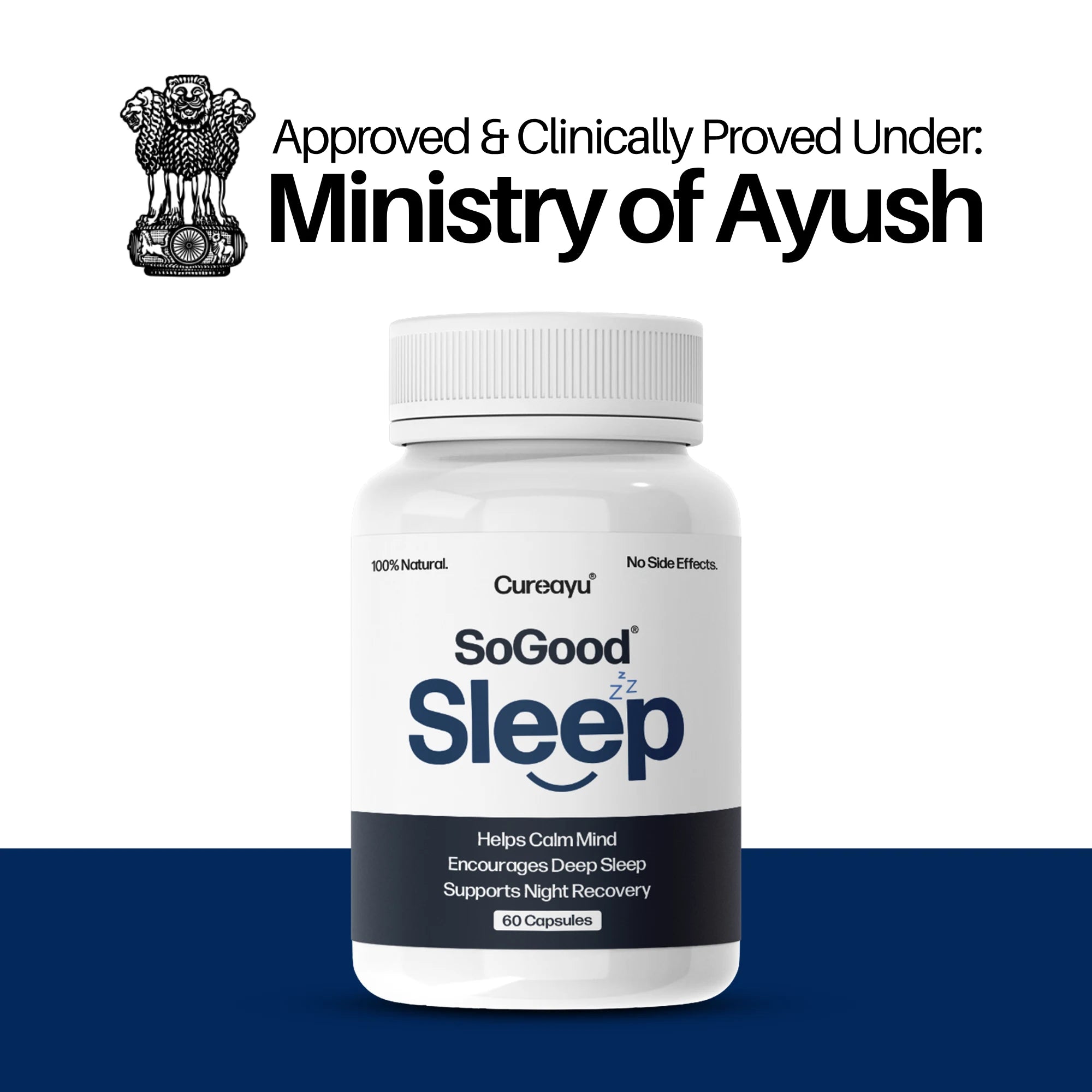 SoGood® Sleep Capsules | Ayurvedic Sleep Support | For Deep Rest & Calm Mind