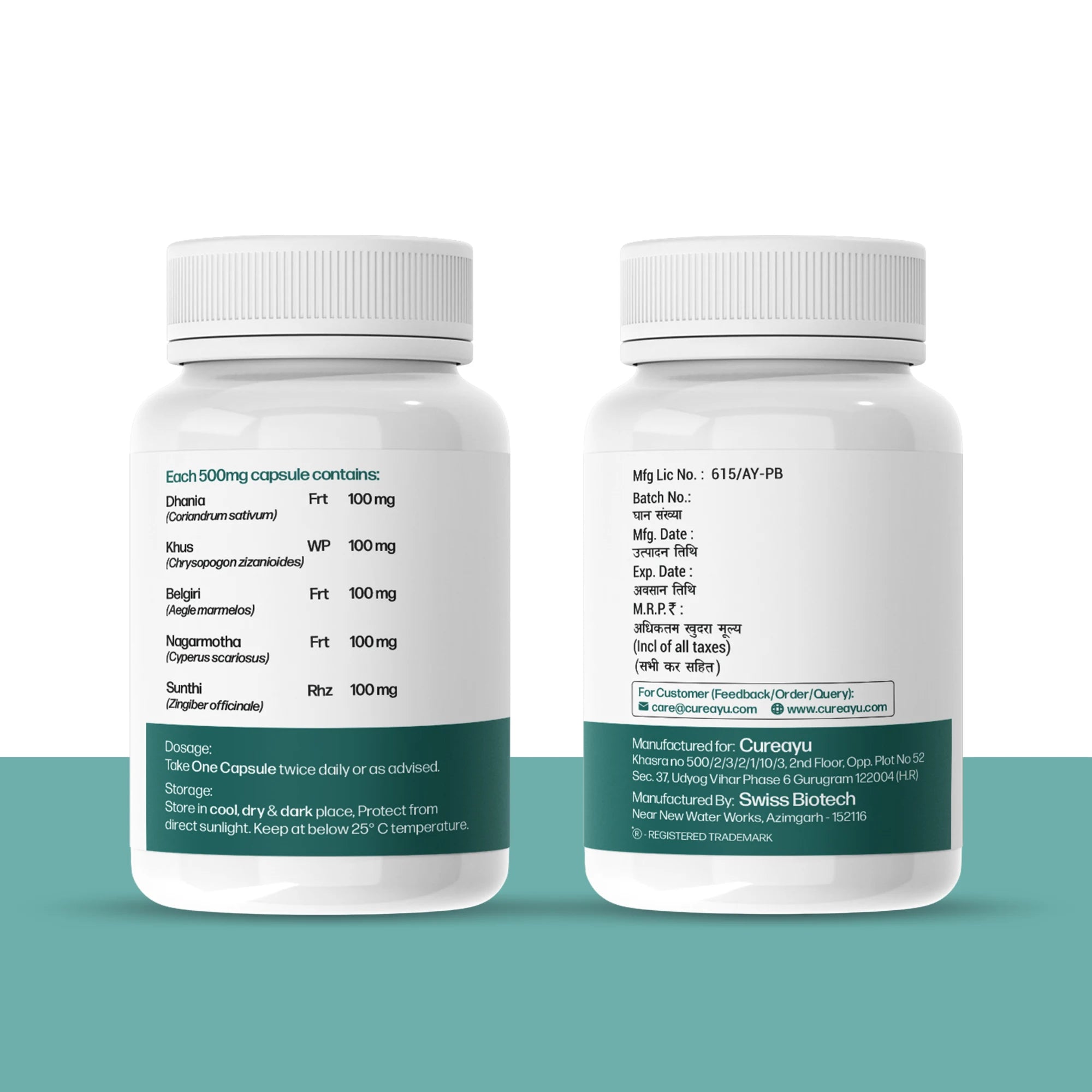 OOK® Gas Capsules | Ayurvedic Support for Gas Relief & Digestion Comfort