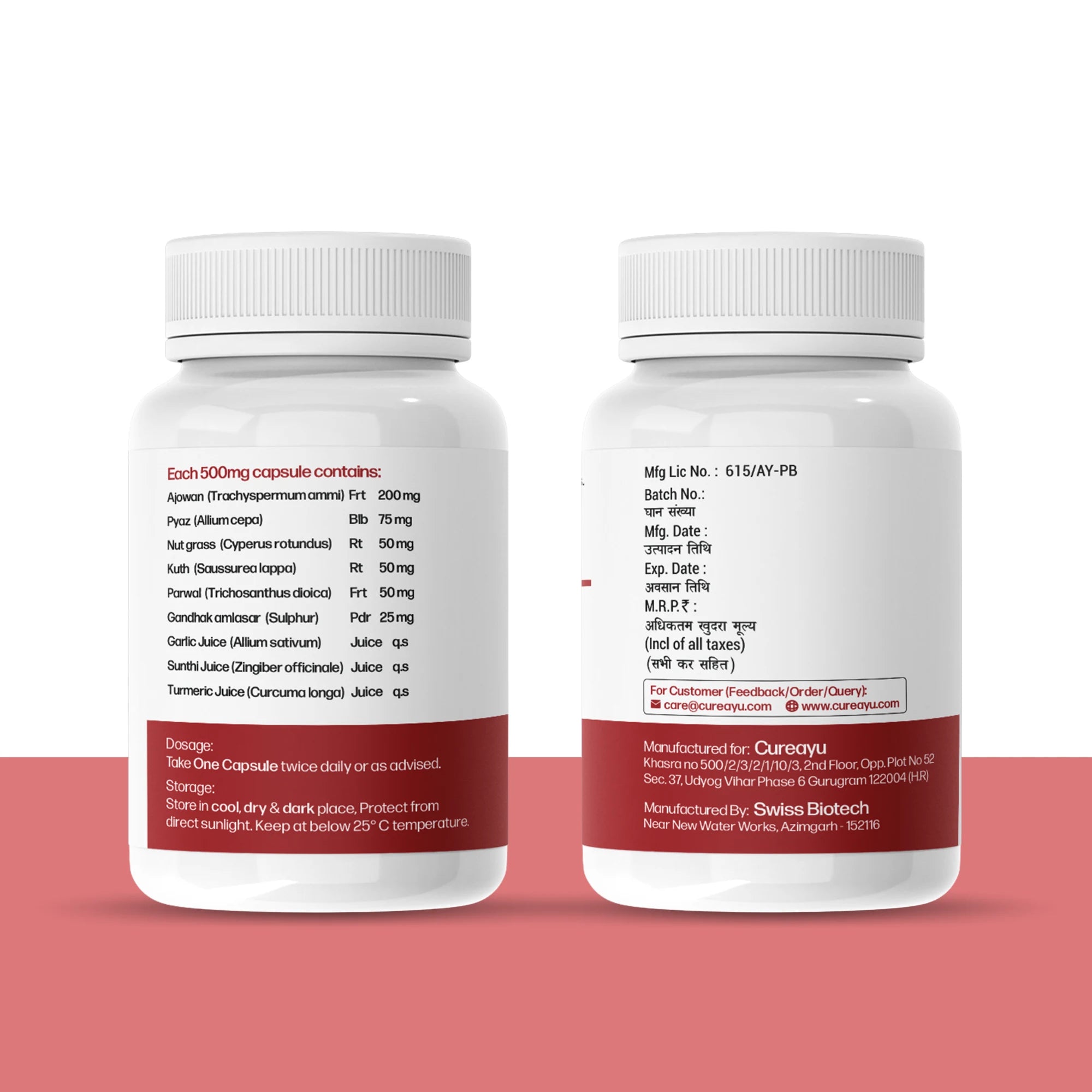 Cholesterol Support Capsules | Ayurvedic Lipid & Heart Health Support | For Healthy Cholesterol Levels & Fat Metabolism