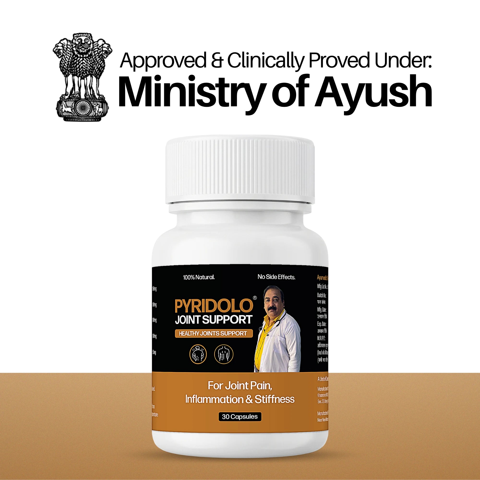 Pyridolo Joint Support | For Joint Pain Relief | Reduces Joint Inflammation & Stiffness