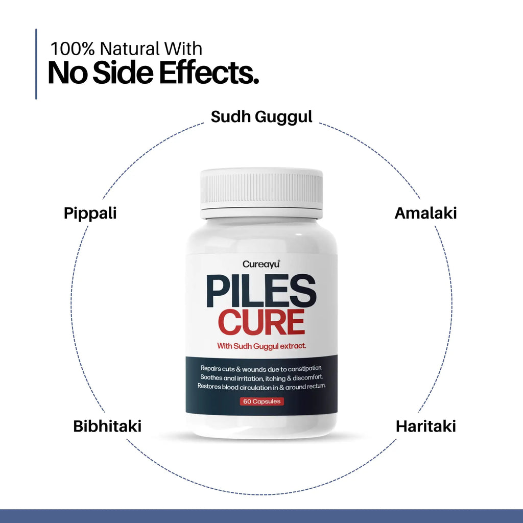 Piles Cure | Piles Capsules – Natural Relief from Pain, Swelling & Discomfort