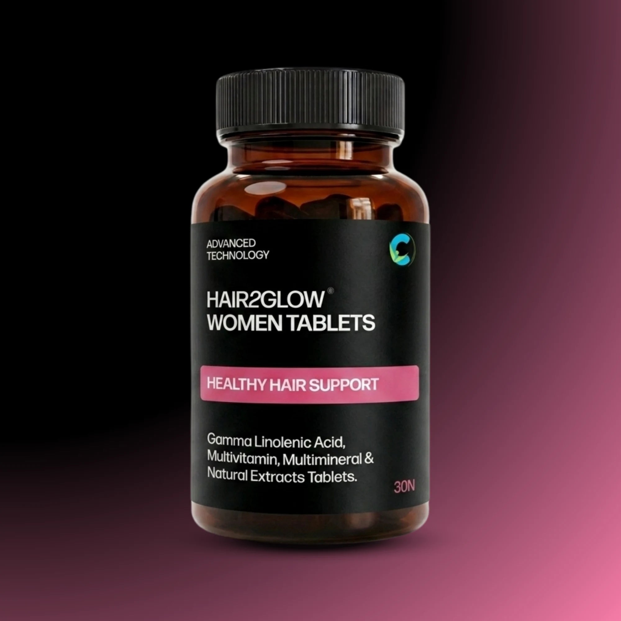 Hair2Glow® Women Hair Tablets | Hair Supplement for Women | Supports Hair Strength & Growth