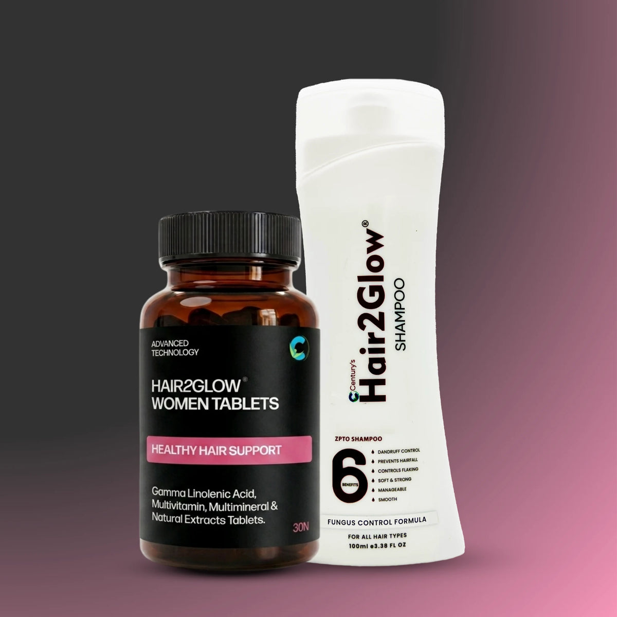 Hair2Glow Hair Care Combo For Eve | Complete Solution for Healthy Scalp and Hair