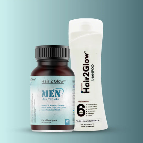 Hair2Glow Hair Care Combo For Men | For Healthy Scalp and Hair