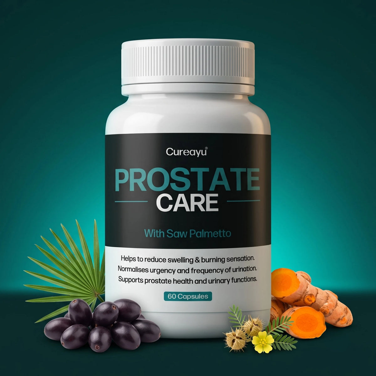 Prostate Care Capsules | For Enlarged Prostate | Reduces Swelling, Burning & Frequency of Urination
