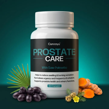 Prostate Care Capsules | For Enlarged Prostate | Reduces Swelling, Burning & Frequency of Urination