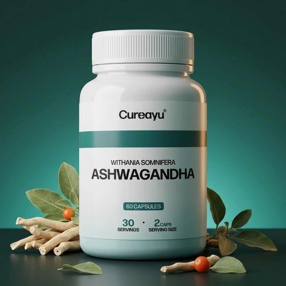 Ashwagandha Capsules | Ayurvedic Support for Stress Relief, Strength & Immunity
