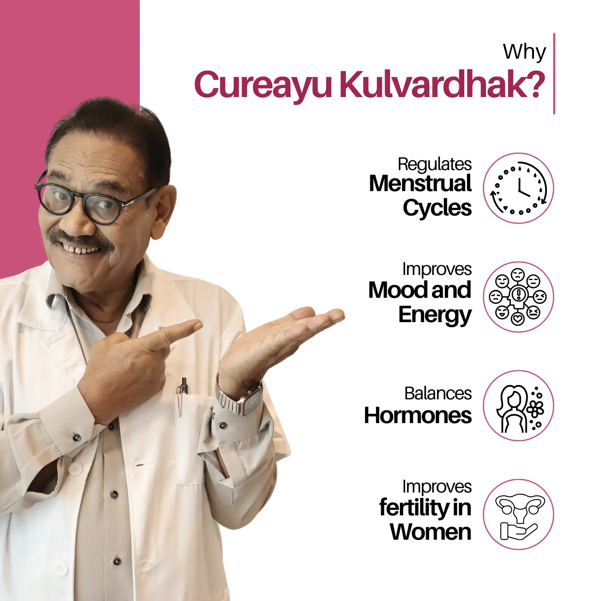 Cureayu Kulvardhak® Fertility Care Combo for Men & Women | Ayurvedic Fertility Supplements to Support Reproductive Health