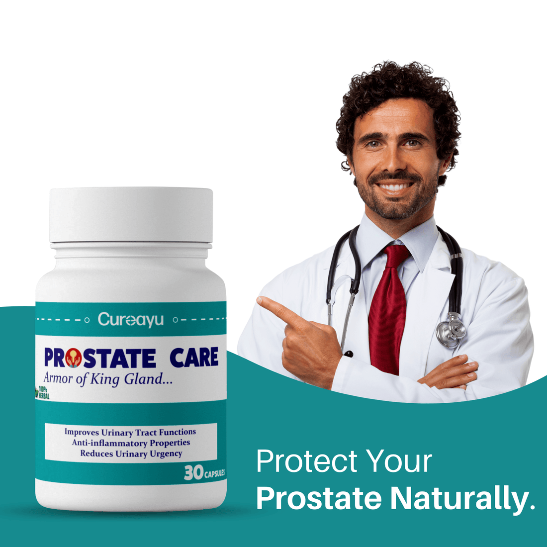 Prostate Care Ayurvedic Capsules | For Healthier Prostate Functions - Cureayu