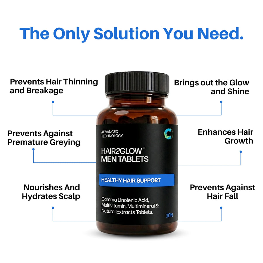 Hair2Glow® Men Hair Tablets
