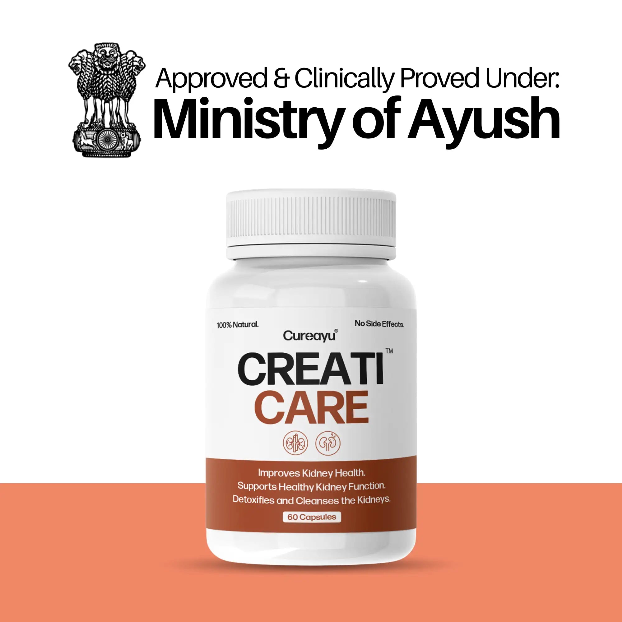 Creatinine Capsules | For Healthy Creatinine Levels, Kidney Support & Detox | CreatiCare™