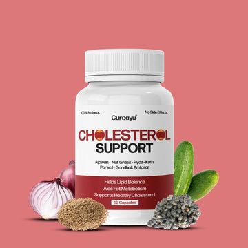 Cholesterol Support Capsules | Ayurvedic Lipid & Heart Health Support | For Healthy Cholesterol Levels & Fat Metabolism