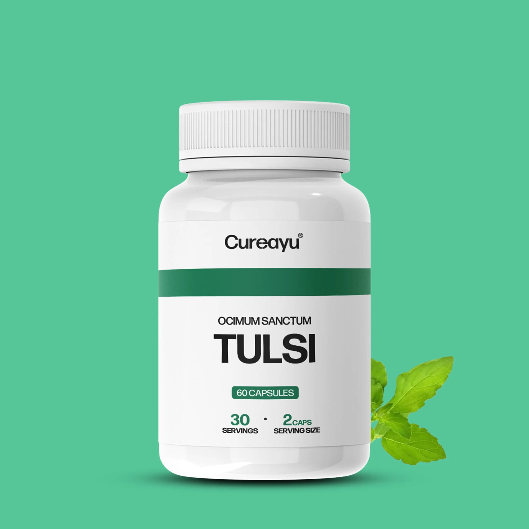 Tulsi Capsules | Ayurvedic Immunity &amp; Wellness Support | Reduces Stress