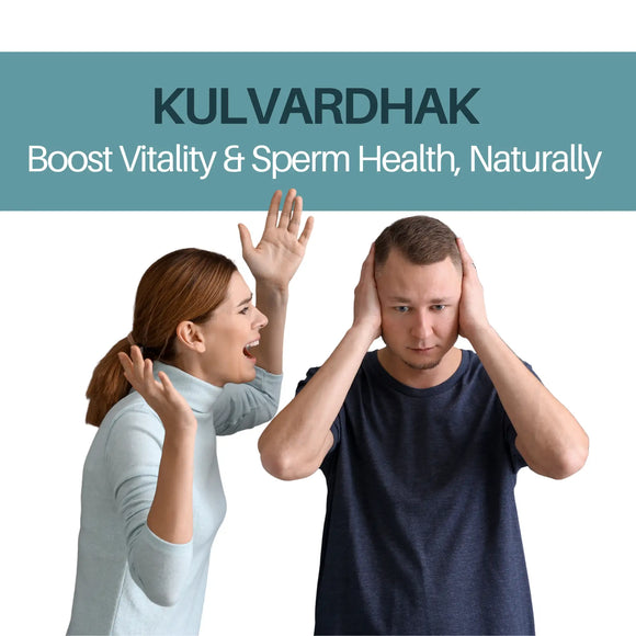 Cureayu Kulvardhak® for Men | Powerful Male Fertility Supplements to Improve Sperm Quality, Motility & Count