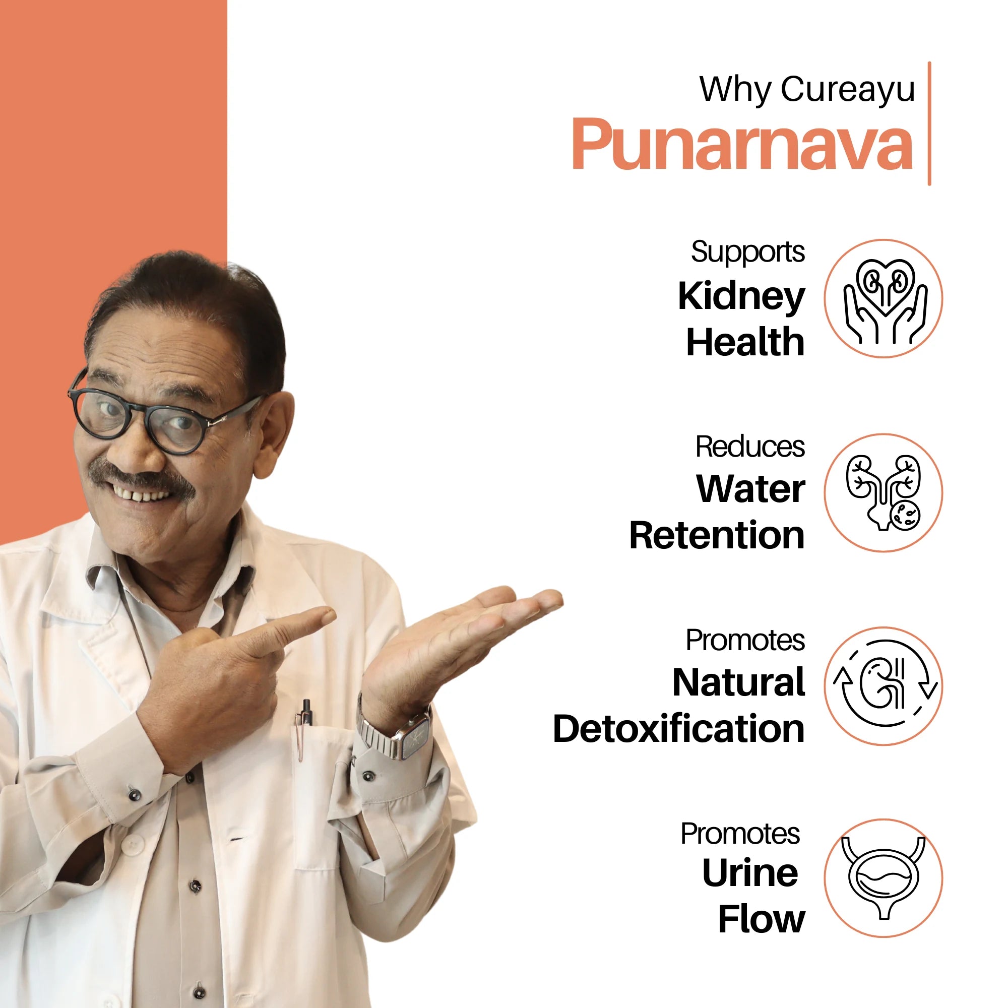 Punarnava Capsules | Ayurvedic Support for Kidney Health, Detox & Fluid Balance
