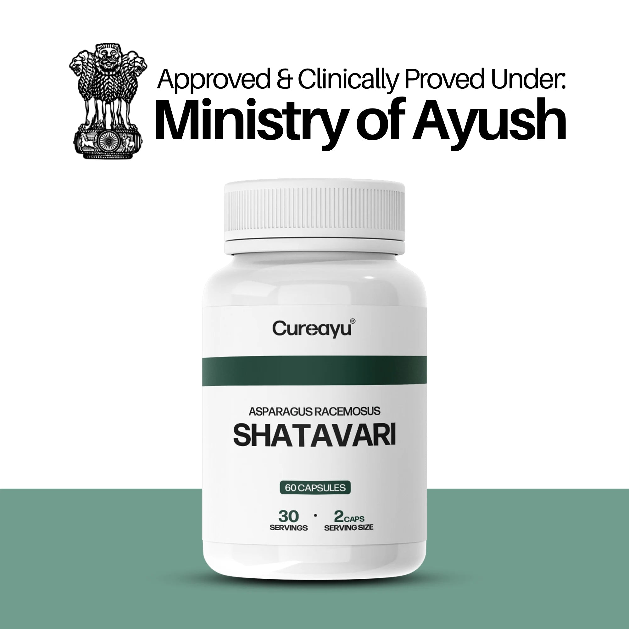 Shatavari Capsules | Ayurvedic Support for Fertility, Vitality & Immunity | Boosts Stamina