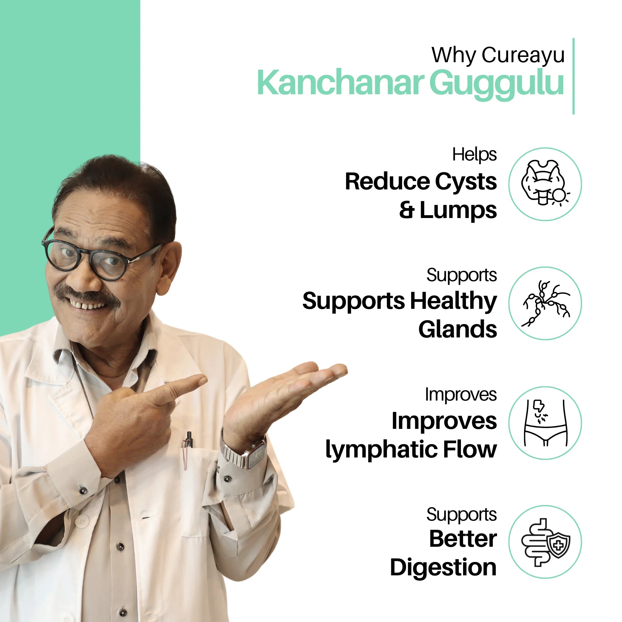 Kanchanar Guggulu Tablets | Ayurvedic Support for Cysts, Detox & Glandular Health