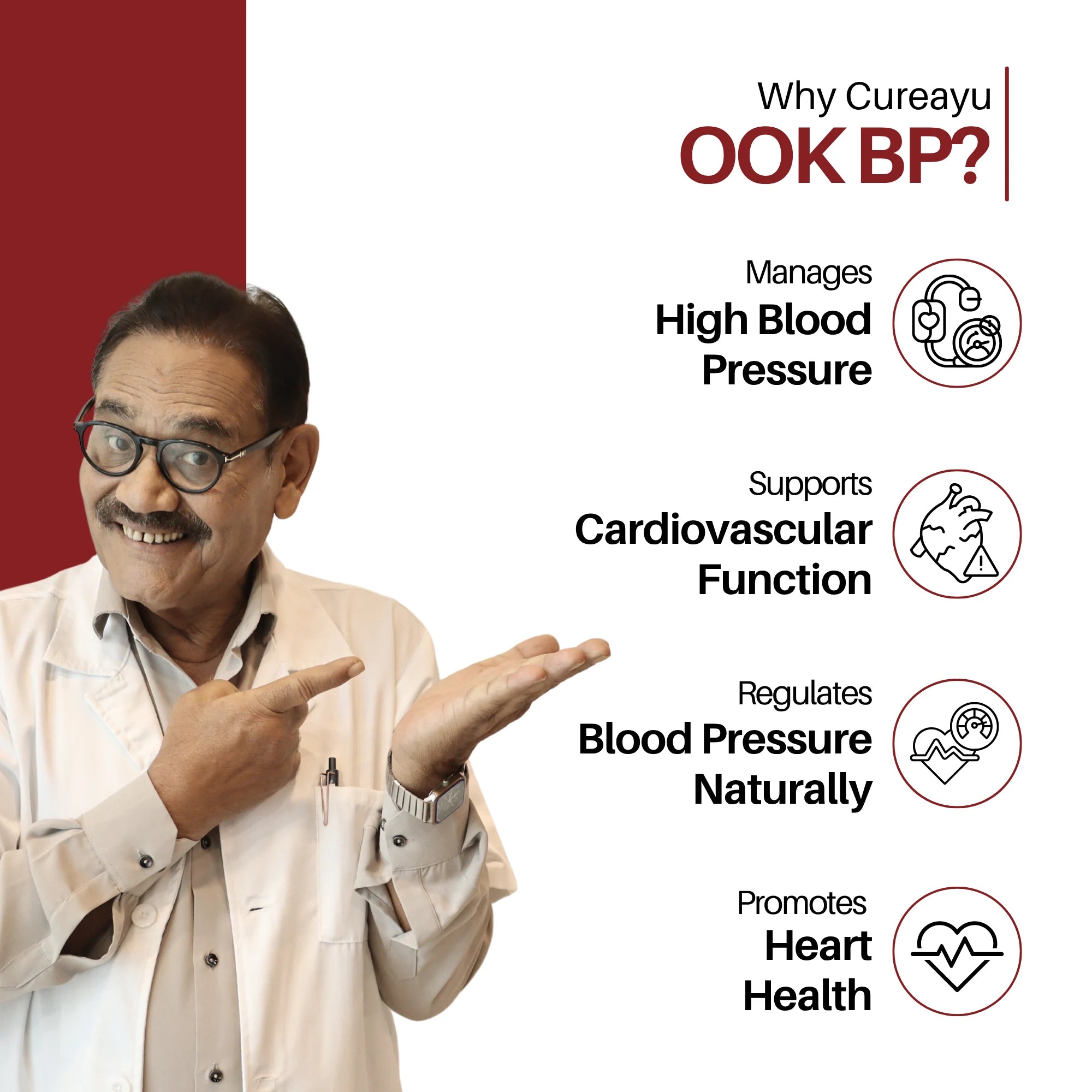OOK® BP Capsules | Ayurvedic Support for Healthy Blood Circulation & Blood Pressure Levels