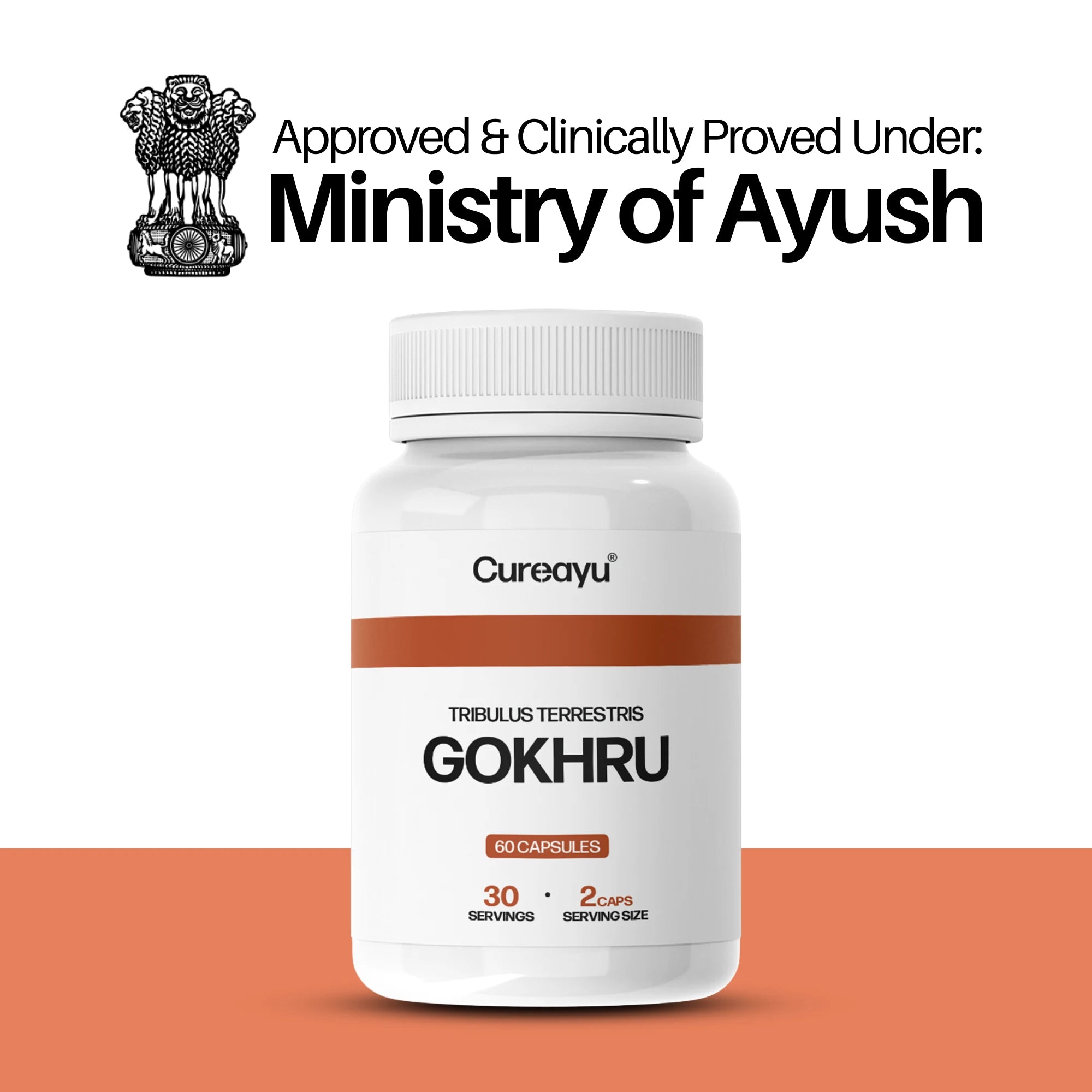 Gokhru Capsules | Ayurvedic Support for Kidney Health | Boosts Urinary Flow &amp; Vitality