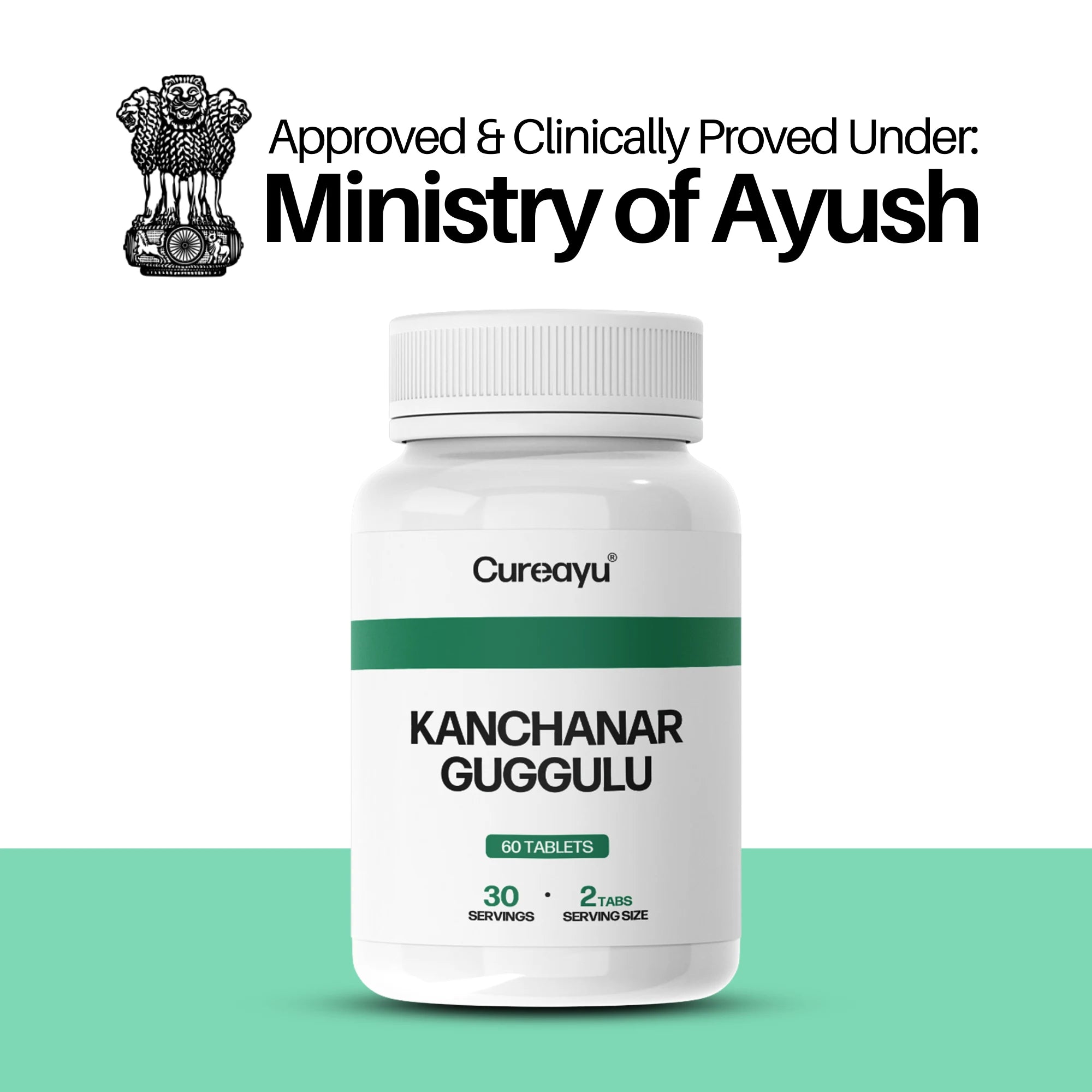 Kanchanar Guggulu Tablets | Ayurvedic Support for Cysts, Detox & Glandular Health