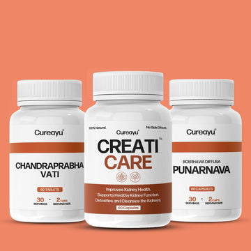 Kidney Care Combo | Complete Kidney Support | Helps Manage Creatinine Levels, Supports Overall Kidney Health (1 Bottle Each)