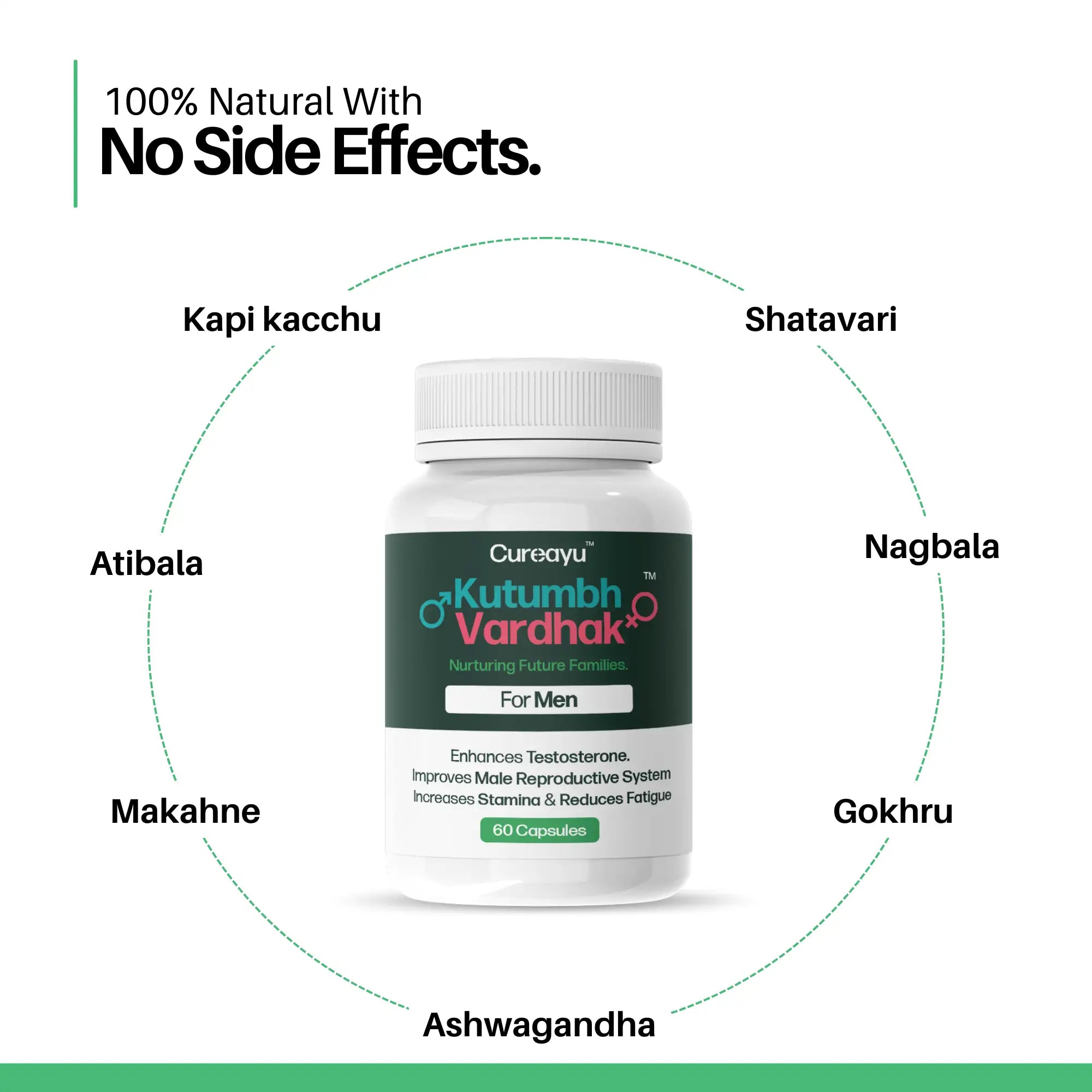Kutumbh Vardhak® for Men | Male Fertility Supplements to Improve Sperm Quality, Quantity & Motility